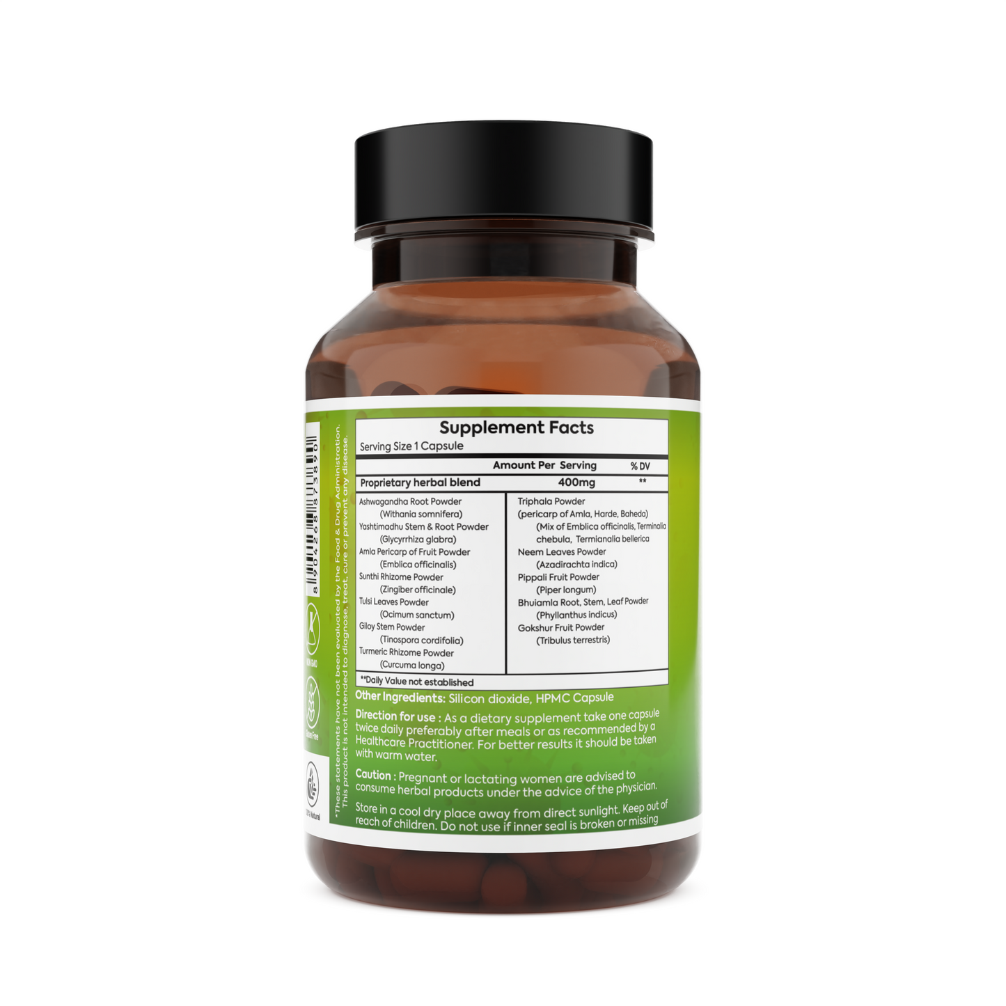 Avoirr Health Immune Support Capsules - Boost Your Immunity with Ashwagandha, Amla, and Turmeric - 60 Veg Capsules